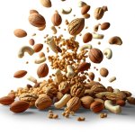 Different Nuts Falling Almonds Hazelnuts Pistachios Cashews On A Transparent Background Backgr...jpg Different Nuts Falling Almonds Hazelnuts Pistachios Cashews On A Transparent Background Backgr...jpg
