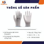 Găng tay nhúng keo lòng bàn tay 13 kim polyester trắngxám.png