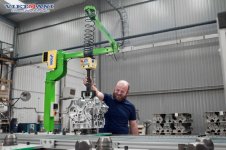 Cấu trúc cơ khí tay nâng dây cáp