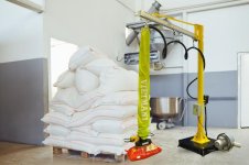 Thiết bị nâng chân không nâng bao nguyên liệu