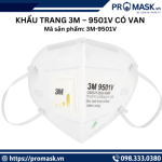 Khẩu trang 3M – 9501V có van Khẩu trang 3M – 9501V có van